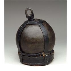 US NAVY 32-POUNDER WATERCAP FUSED CANNONBALL