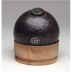 CS 12-POUNDER CONFEDERATE FUSED CANNONBALL