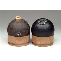 LOT OF TWO CANNONBALLS