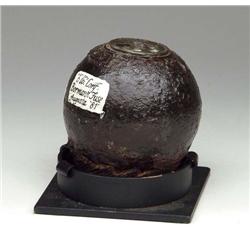CS 6-POUNDER BORMANN FUSED CANNONBALL W/PART OF o