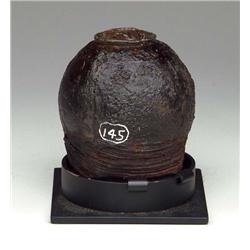 CS 6-POUNDER BORMANN FUSED CANNONBALL W/PART OF o