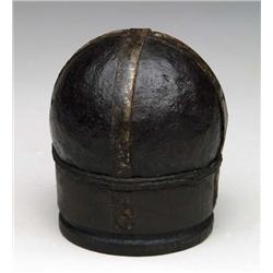 CS 6-POUNDER SOLID SHOT ON REPRODUCTION WOODEN SA