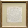 Image 1 : SMALL HANDWRITTEN VICTORIAN CIRCULAR MEMORIAL TO 