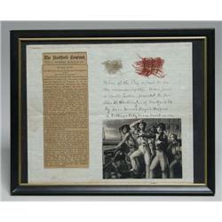 BON HOMME RICHARD FLAG FRAGMENTS