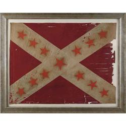 UNUSUAL VARIANT OF THE CONFEDERATE BATTLE FLAG