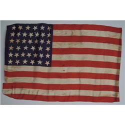 UNITED STATES  39 STAR "ANTICIPATORY" FLAG "THE F
