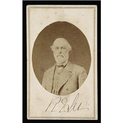 SIGNED ROBERT E. LEE CDV
