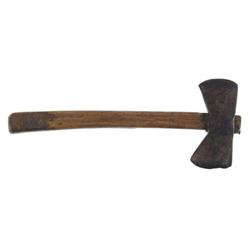 RARE 18TH CENTURY DBL BIT BELT AXE