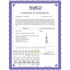 Image 2 : Genuine 5.5 ctw Blue Topaz Necklace 14KT Yellow Gold - REF-25N6R