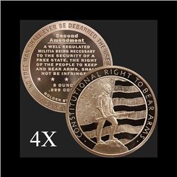 5 oz Second Amendment .999 Fine Copper Bullion Round