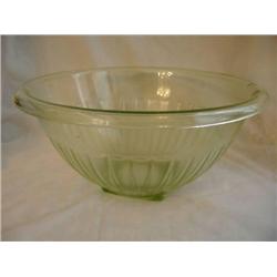 Green Depression Large Bowl