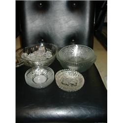 25 pcs Clear Glass Candleholders