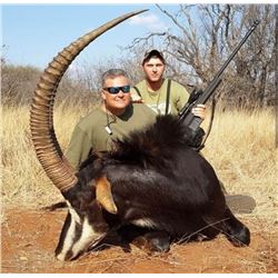 10 DAY SOUTH AFRICAN SAFARI FOR 1 HUNTER INCLUDING TROPHY FEE FOR 1 SABLE UP TO 40”