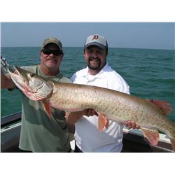 FISHING TRIP FOR MUSKY ON LAKE ST. CLAIR