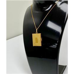 10K Gold Necklace, with a Solid 14K Gold Pendant