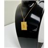 Image 1 : 10K Gold Necklace, with a Solid 14K Gold Pendant