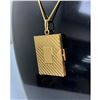 Image 2 : 10K Gold Necklace, with a Solid 14K Gold Pendant