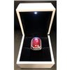 Image 1 : Miao Silver Ring With Red Semi Precious Stone