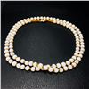 Image 1 : Asian White Jade Necklace 14k Gold Plated Clasp With Chinese Window Shade Box