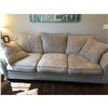 Image 1 : Large suede couch 8'L x 3'9"W x 2'4"H