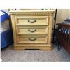 Image 1 : Scandinavian 3-drawer End Table (2 of 3 matching bedroom set) 30"H 32.5W 17"L