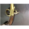 Image 7 : C. 1770 London Pair of Brass Framed Flintlock Boxlock Dueling Pistols with Cannon Style Barrels