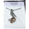 Image 1 : Austrian Crystal with Swarovski Elements - Stiletto w/Peach gem