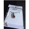 Image 4 : Austrian Crystal with Swarovski Elements - Kitten-Red