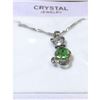 Image 2 : Austrian Crystal with Swarovski Elements - Kitten-Green