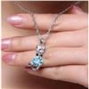 Image 2 : Austrian Crystal with Swarovski Elements - Kitten-Blue