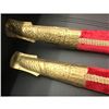 Image 4 : Pair of Indian Saber with Brass Hilt and Red Velvet Scabbard