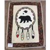 Image 4 : Authentic Anthony Weatherby Polar Bear First Nation Hand Hooked Rug