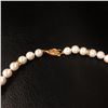 Image 3 : White Akoya Shell Pearl Necklace 49 Pearls In Total