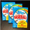 Image 1 : 3 Vintage Topps 1989 Unopened Baseball Card Packs