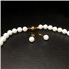 Image 1 : Elegant Matching Pearl Necklace And Earrings