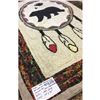 Image 5 : Authentic Anthony Weatherby Polar Bear First Nation Hand Hooked Rug