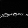 Image 3 : Sterling Silver 925 Figaro Link Necklace