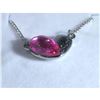 Image 3 : Austrian Crystal with Swarovski Elements - Heart w/ Love engraved-Magenta