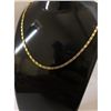 Image 1 : 18K Yellow Gold Plated Necklace With Unique Link