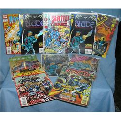 Collection od vintage Marvel and DC comic books