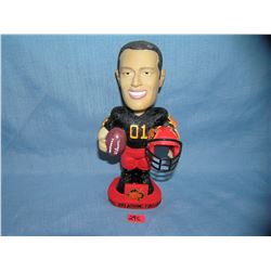 Vintage NY Dragons football bobble head figure