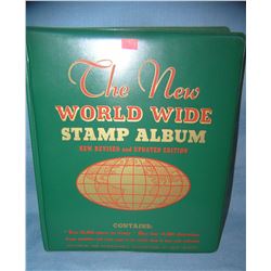 The New World wide stamp album