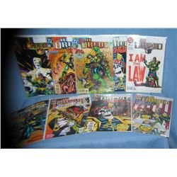 Collection of vintage Judge Dredd comic books