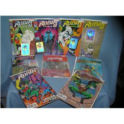 Collection of vintage Robin comic books