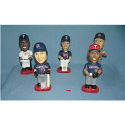 Collection of Minnesota Twins bobble head figures