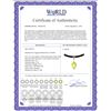 Image 2 : Genuine 9.01 ctw Lemon Quartz & Diamond Necklace 14KT Rose Gold - REF-35Z4N