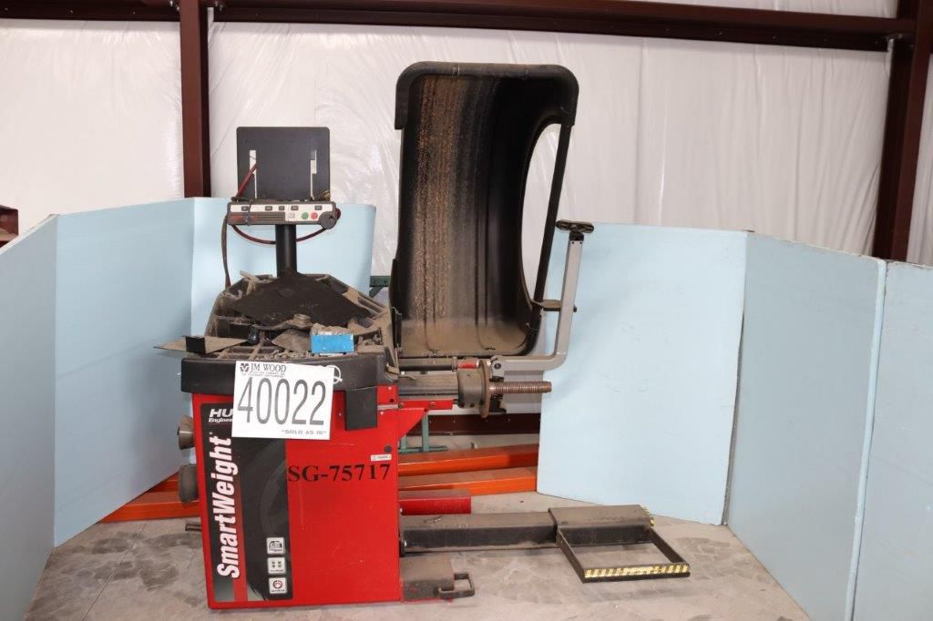 HUNTER SMART WEIGHT TIRE BALANCER Shop Equipment