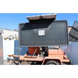 EARLY WARNER SIGN  Arrowboard / Message Board