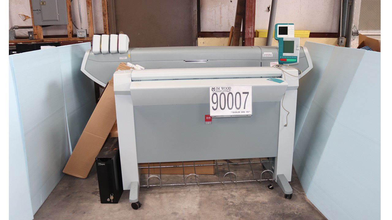 PLOTTER, BLUEPRINT SCANNER Office Equipment / Furniture J.M. Wood Auction Company, Inc.