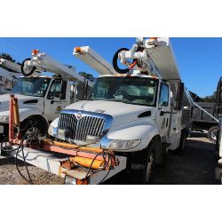 2010 INTERNATIONAL 4300 Sign / Boom / Bucket / Crane Truck